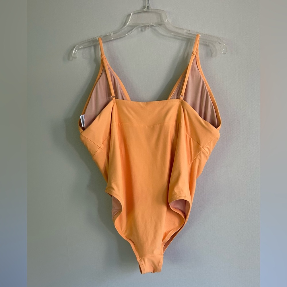 J. CREW Babydoll Plunge V-Neck Padded Retro One Piece Swimsuit Beach Resort | 20 - Picture 11 of 14